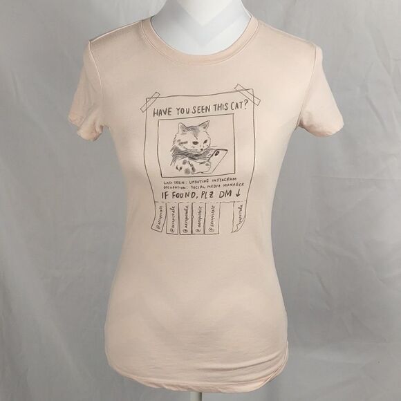 Aeropostale Cat Tee - Picture 1 of 6